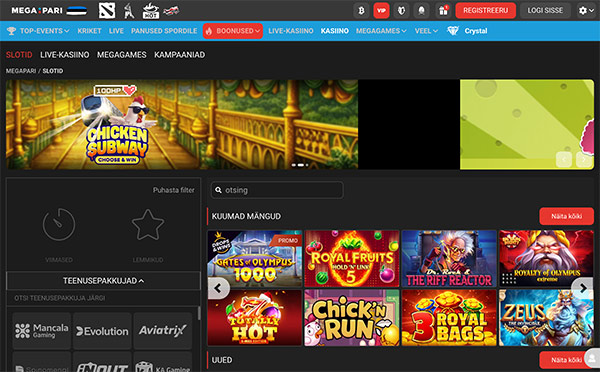 Megapari Casino Eesti