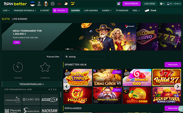 SpinBetter Casino Eesti